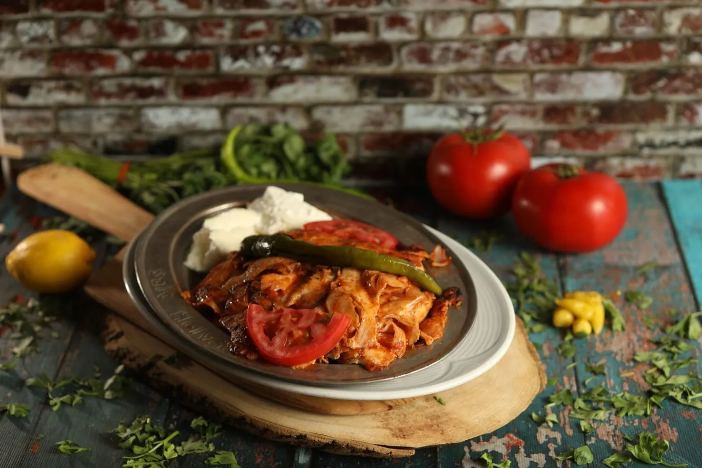 Tabakta İskender kebap